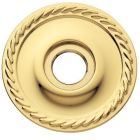 Baldwin 5004.003.I 5004.I Single Estate Rosette for Passage Functions, Lifetime Polished Brass