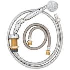Newport Brass 281C/26 Deck Mounted Handshower Kit with Handshower, Hose and Deck-Flange Kit