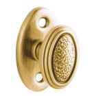 Baldwin 6727.060 6727060 Satin Brass and Brown Estate Collection Interior and Exterior Turn Knob