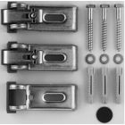 Duravit 790103000000000 Universal Bathtub Anchors Three Piece Tub Brackets for Mounting and Support for Bathtubs and Shower Trays