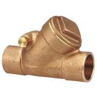 Nibco NJ7K00E NIBCO S-433-Y Cast Bronze Check Valve, Silent Check, Class 150, PTFE Seat, 2-1/2" Female Solder Cup