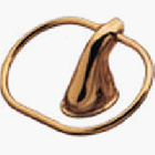 Moen YB3686W Csi Donner Towel Ring in White
