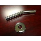 Mountain Plumbing MT1043/CPB Shower Arm. 8"l with Brass Flange.