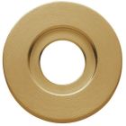 Baldwin 5006.060 5006 Pair of Estate Rosettes for Passage Functions, Satin Brass and Brown