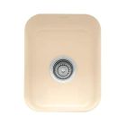 Franke CCK110-13BT Cisterna Undermount Single Bowl Fireclay Sink in Biscuit