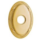 Baldwin 5143.003 5143 Pair of Estate Rosettes for Privacy Functions, Lifetime Polished Brass