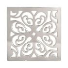 Newport Brass 233-405/15S 233-405 Decorative Drains 4" Square Shower Drain Grid, Satin Nickel