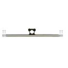 Sioux Chief 523-2424 PowerBar 25" Steel Universal Brackets with 2 Clamp 4 Screw in Zinc Plated