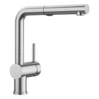 Blanco 526366 Linus Pull-Out Kitchen Faucet 1.5 GPM in PVD Steel