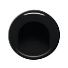 Hewi 535.75ML 90 Flush Pull Cabinet Knob in Jet Black