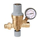 Caleffi 553642A 553 Series Autofill 1/2" NPT Inlet X 1/2" NPT Outlet with Pressure Gauge