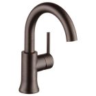 Delta 559HA-RB-DST Trinsic® 1.2 GPM Deck Mounted Single Hole Bathroom Faucet with Includes Metal Push Pop-Up Drain Assembly in Venetian Bronze