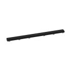 Hansgrohe 56041671 RainDrain Match Trim Zero/ Tile 39 3/8" with Height Adjustable Frame in Matte Black (Rough Sold Separately)