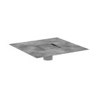 Hansgrohe 56133001 RainDrain Brilliance Point Drain Set 4"x 4" Trim with Rough Chrome GPM (Rough Sold Separately)