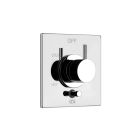 Gessi 59174#031 Rilievo Pressure Balance with 2-Way Diverter Trim in Polished Chrome
