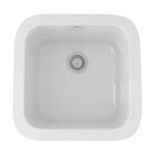Rohl 5927-00 Allia Fireclay Kitchen Sinks Single Bowl Bar/Food Prep Sink in White