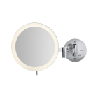 Robern 5M0008WLUT76 8-3/16" H X 9-15/16" W X 15-1/4" D Wall-Mount Lighted Magnification Mirror in Chrome