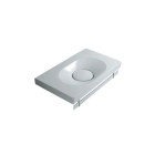Galassia 6072 Rectangular Washbasin Arranged for One Faucet Holes 35.4" X 21.2" in White Complete with Brass Drain Fixing Kit Included