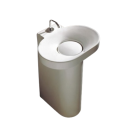 Gallassia 6076 Base for Washbasin in White (Washbasin Sold Separately)