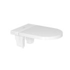 Duravit 612001011041310 SensoWash Starck f Lite Elongated Slow-Close Bidet Toilet Seat in White