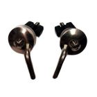Duravit 0061251000 Hinge Set for Seat and Cover in Stainless Steel