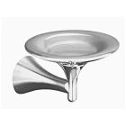 Kohler 622-NU Finial Art Soap dish in polished nickel with gold coined accents