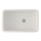 Rohl 6307-68 Allia Fireclay Kitchen Sinks Single Bowl Undermount Sink in Pergame
