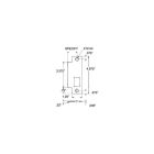 Baldwin 6338.060.L178 mortise Lock Extended Lip Strike 1-7/8" Lip to Center-