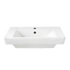 American Standard 641001.020 Boulevard Pedestal Porcelain Bathroom Sink in White