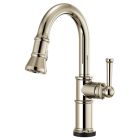 Brizo 64925LF-PN Artesso Smarttouch Pull-Down Prep Faucet In Polished Nickel