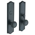 Baldwin 6554.102.FD Barclay Entrance Trim, Full Dummy, in Oil Rubbed Bronze (Dull, slightly oxidized, oil rubbed)