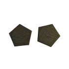 American Standard 66315-0070A  Brown Heritage; Pentagon Index Button Handle Set