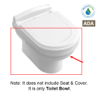 Villeroy &  Boch 6661U0R1 Strada Washdown WC wall-mounted 14 5/8" x 23 5/8" (370 x 600 mm) in White Alpin CeramicPlus