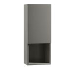 Ronbow 687230-E12 Contemporary 12" Bathroom Wall Cabinet in Slate Gray