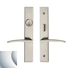 Baldwin 6915.260.FD Santa Monica Entrance Trim, Full Dummy, in Polished Chrome (Highly polished, plated on brass)