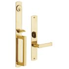 Baldwin 6931.003.RHFD Dallas Entrance Trim, Full Dummy, Right Hand, in Lifetime Brass PVD