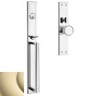 Baldwin 6946.003.LHFD Hollywood Hills Mortise Handleset Trim, Full Dummy, Left Hand, in Lifetime Brass PVD