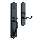 Baldwin 6963.102.RH Bristol Entrance Trim, Right Hand, in Oil Rubbed Bronze (Dull, slightly oxidized, oil rubbed)