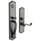 Baldwin 6963.151.RFD Bristol Entrance Trim, Full Dummy, Right Hand, in Antique Nickel, Dull (Nickel plated brass, oxidized, relieved & lacquered)