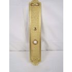 Baldwin 6996.030.KE Hardware Escutcheon Mobile Half Exterior Trim, Polished Brass Finish
