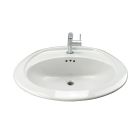 American Standard 0076.033.021 33" x 22" Self Rimming 1-Hole Lavatory Sink in White