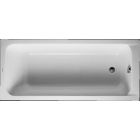 Duravit 700100000000090 D-Code 67" L X 30" W X 21-5/8" H Rectangular Drop In Acrylic Soaking Bathtub with Reversible Drain and Overflow in White
