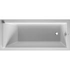 Duravit 700335000000090 Starck 67" L X 30" W X 25-5/8" H Rectangular Drop In Acrylic Soaking Bathtub with Right Drain and Overflow in White