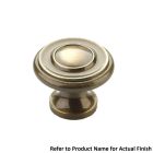 Colonial Bronze 704 Series 1-1/4" Round Knob in Antique Brass