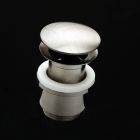 Lacava 7100-13-CR Drain Grid drain for European lavatories, with dome cover, no overflow holes. DIAM: 2 3/4" in Polished Chrome