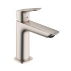 Hansgrohe 71253821 Logis 1.2 GPM Deck Mounted Single Hole Bathroom Faucet 110 without Pop-Up Assembly in Brushed Nickel