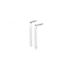 Cosmic WJC779M0014001 Block  4.7" X 2.4" X 13" Legs Set in Glossy Chrome