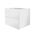 Cosmic 719071708 Block 2 Drawer Cabinet Matte Olive Grey Body with Glossy Olive Grey Drawers