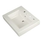 Toto LT315.8G#01 Pedestal Lavatory Sink Only With Sanagloss In Cotton