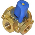 Tekmar 720 4-Way Mixing Valve 720 - 3/4 inch Brass